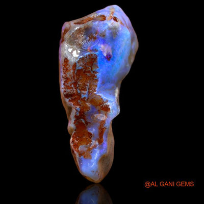 15.00 Cts Natural Australian Fire Opal Loose Gemstone Fancy Rough 23x13x10 mm R-908