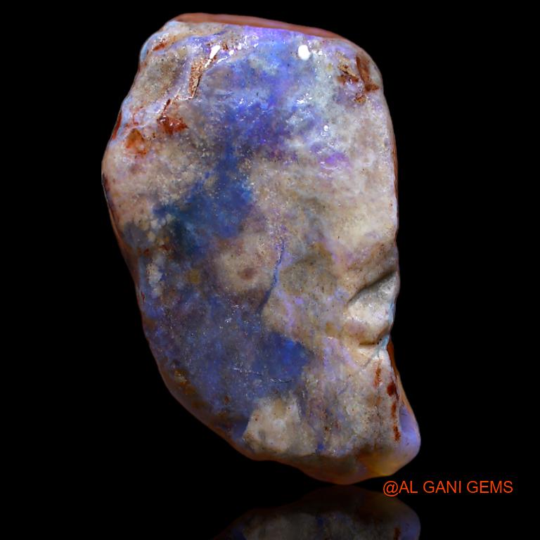 15.00 Cts Natural Australian Fire Opal Loose Gemstone Fancy Rough 23x13x10 mm R-908