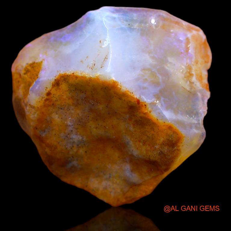 13.00 Cts Natural Australian Fire Opal Loose Gemstone Fancy Rough 20x18x8 mm R-911