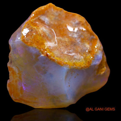 13.00 Cts Natural Australian Fire Opal Loose Gemstone Fancy Rough 20x18x8 mm R-911