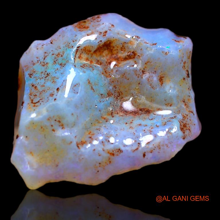 11.00 Cts Unheated Australian Fire Opal Loose Gemstone Fancy Rough Natural 18x17x8 mm R-913