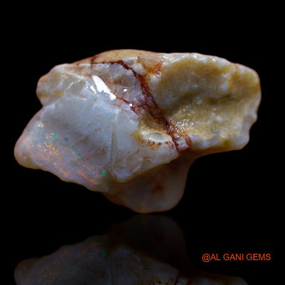 15.00 Cts Natural Australian Fire Opal Loose Gemstone Fancy Rough 19x18x11 mm R-915