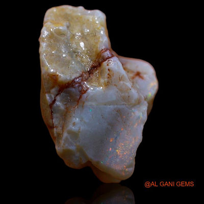 15.00 Cts Natural Australian Fire Opal Loose Gemstone Fancy Rough 19x18x11 mm R-915