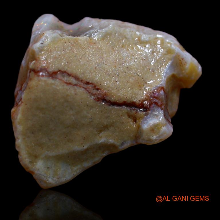 15.00 Cts Natural Australian Fire Opal Loose Gemstone Fancy Rough 19x18x11 mm R-915