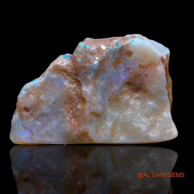 Natural Fire Opal Gemstone 12.00 Cts Loose Fancy Rough From Australia 23x15x6 mm R-916