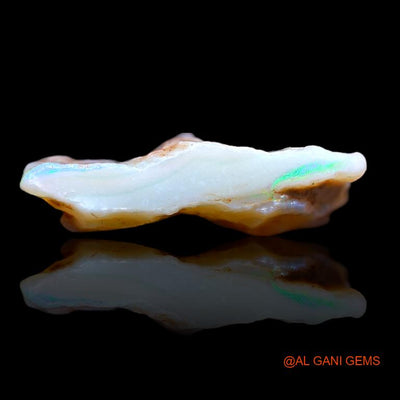 Natural Fire Opal Gemstone 12.00 Cts Loose Fancy Rough From Australia 23x15x6 mm R-916