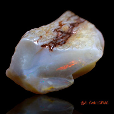 9.00 Cts Natural Australian Fire Opal Fancy Rough Loose Gemstone For Jewelry 17x13x8 mm R-918
