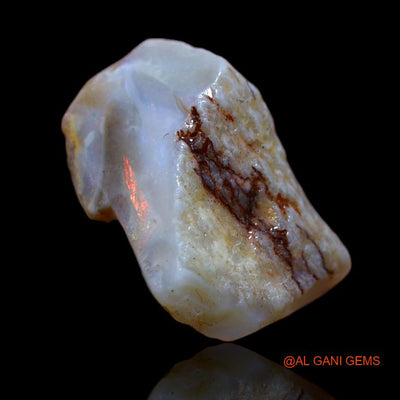 9.00 Cts Natural Australian Fire Opal Fancy Rough Loose Gemstone For Jewelry 17x13x8 mm R-918
