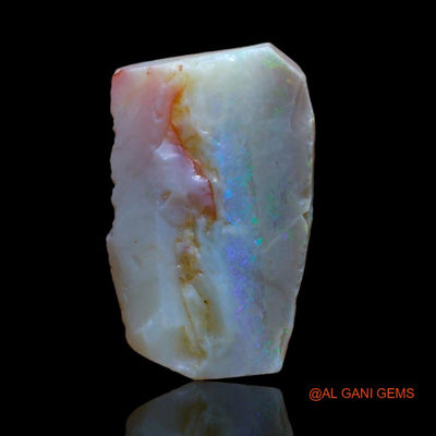 Natural Fire Opal Gemstone 9.45 Cts Loose Fancy Rough From Australia 19x12x5 mm R-91