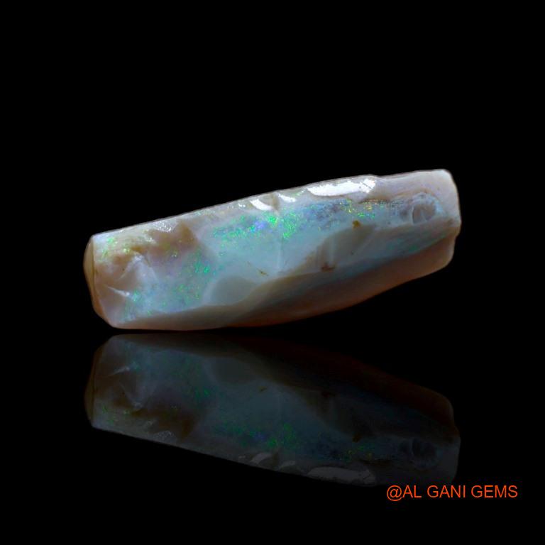 Natural Fire Opal Gemstone 9.45 Cts Loose Fancy Rough From Australia 19x12x5 mm R-91