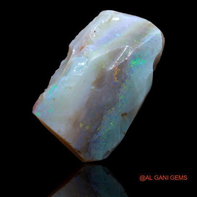 Natural Fire Opal Gemstone 9.45 Cts Loose Fancy Rough From Australia 19x12x5 mm R-91