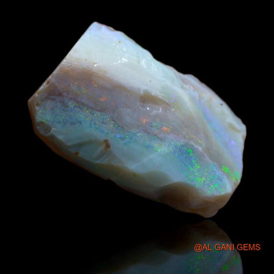 Natural Fire Opal Gemstone 9.45 Cts Loose Fancy Rough From Australia 19x12x5 mm R-91