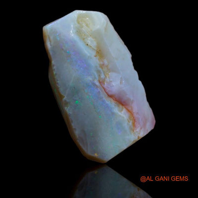 Natural Fire Opal Gemstone 9.45 Cts Loose Fancy Rough From Australia 19x12x5 mm R-91