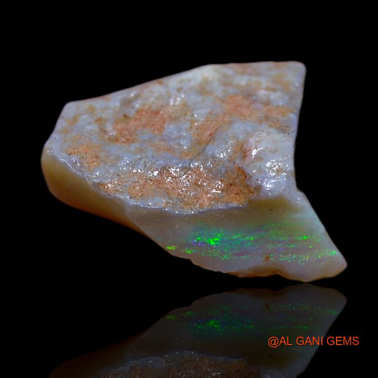 11.00 Cts Natural Australian Fire Opal Loose Gemstone Fancy Rough 19x16x8 mm R-920