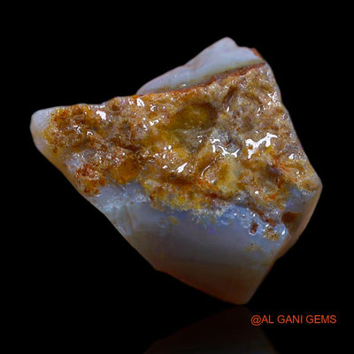 11.00 Cts Natural Australian Fire Opal Loose Gemstone Fancy Rough 19x16x8 mm R-920