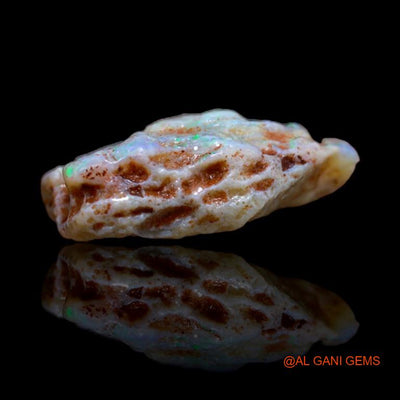 9.50 Cts Natural Australian Fire Opal Loose Gemstone Fancy Rough 21x11x7 mm R-92