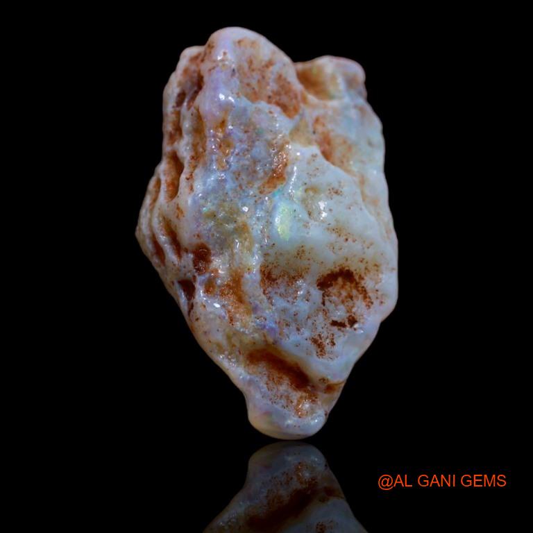 9.50 Cts Natural Australian Fire Opal Loose Gemstone Fancy Rough 21x11x7 mm R-92