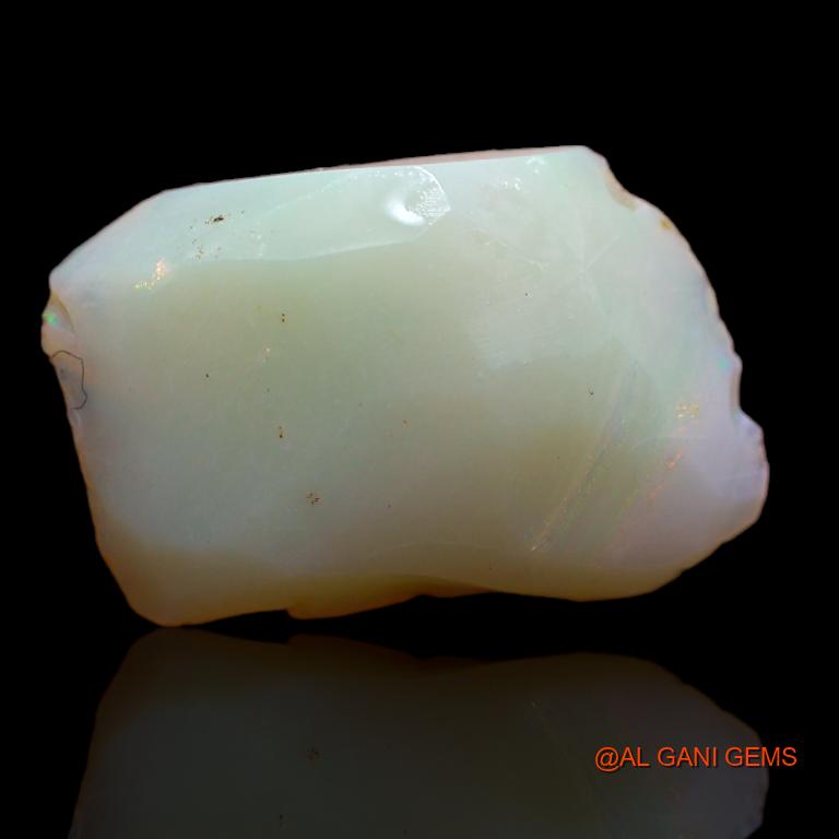 6.00 Cts Natural Australian Fire Opal Loose Gemstone Fancy Rough 17x12x4 mm R-930