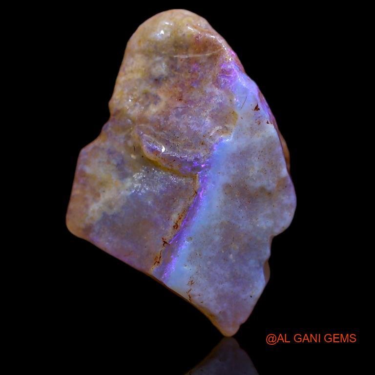 9.00 Cts Natural Australian Fire Opal Loose Gemstone Fancy Rough 17x15x6 mm R-931