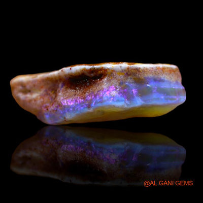 9.00 Cts Natural Australian Fire Opal Loose Gemstone Fancy Rough 17x15x6 mm R-931