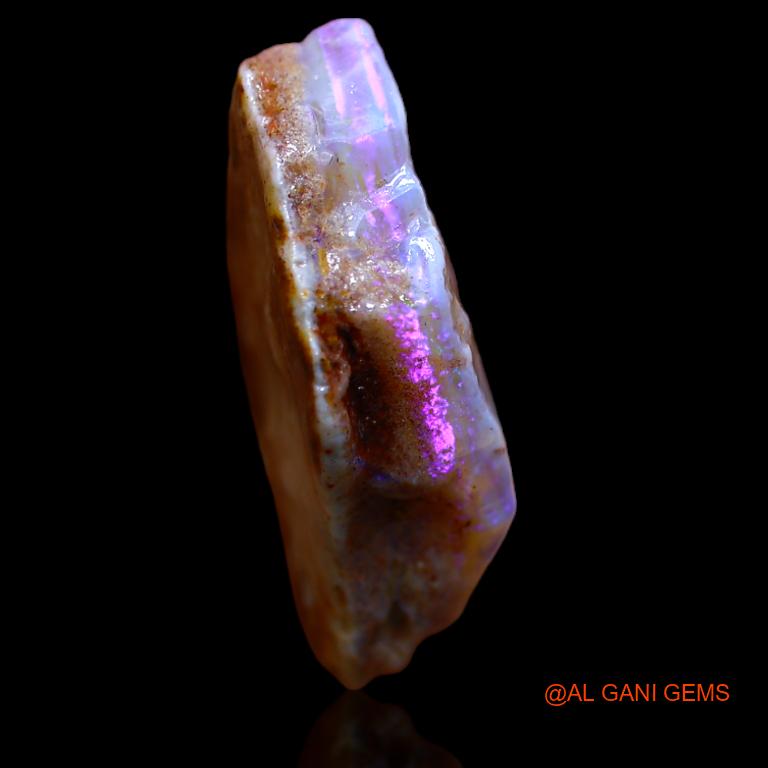 9.00 Cts Natural Australian Fire Opal Loose Gemstone Fancy Rough 17x15x6 mm R-931