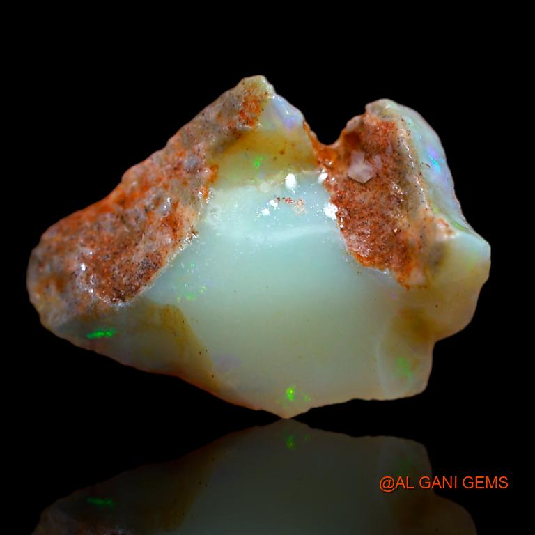 9.00 Cts Natural Australian Fire Opal Fancy Rough Loose Gemstone For Jewelry 15x9x8 mm R-932