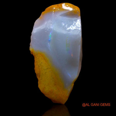 Natural Untreated Fire Opal Loose Gemstone Fancy Rough From Australia 8.00 Cts 24x13x6 mm R-933