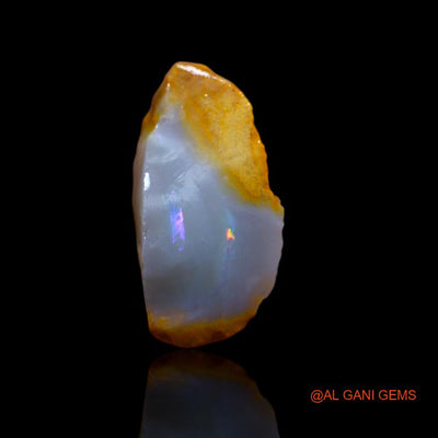 Natural Untreated Fire Opal Loose Gemstone Fancy Rough From Australia 8.00 Cts 24x13x6 mm R-933