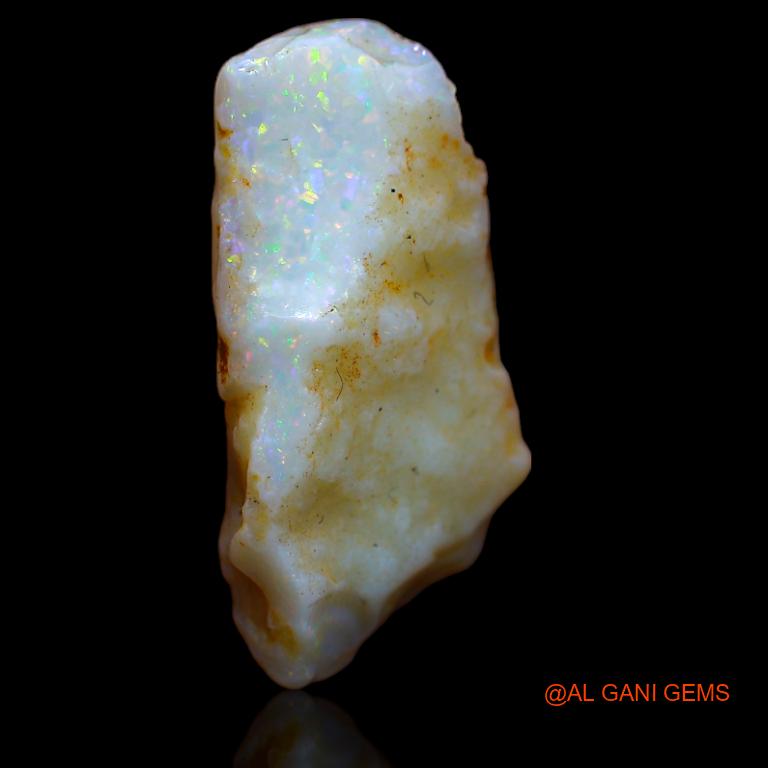 Natural Fire Opal Gemstone 6.00 Cts Loose Fancy Rough From Australia 20x11x5 mm R-936