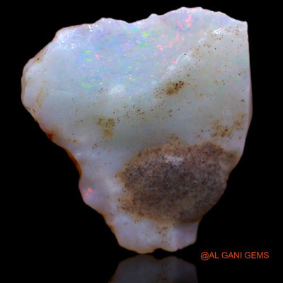 4.00 Cts Natural Australian Fire Opal Loose Gemstone Fancy Rough 16x16x3 mm R-937