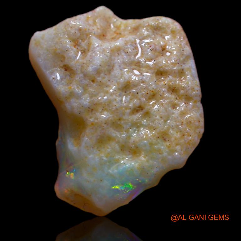 4.00 Cts Natural Australian Fire Opal Loose Gemstone Fancy Rough 16x12x4 mm R-940