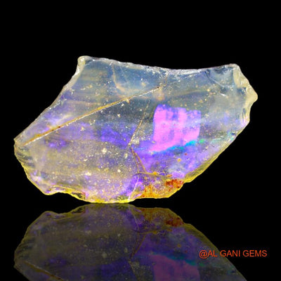 2.40 Cts Natural Australian Fire Opal Loose Gemstone Fancy Rough 19x12x2 mm R-941
