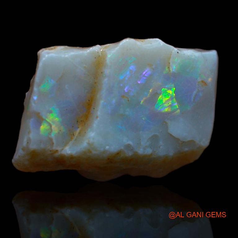 5.00 Cts Natural Australian Fire Opal Loose Gemstone Fancy Rough 15x11x5 mm R-942