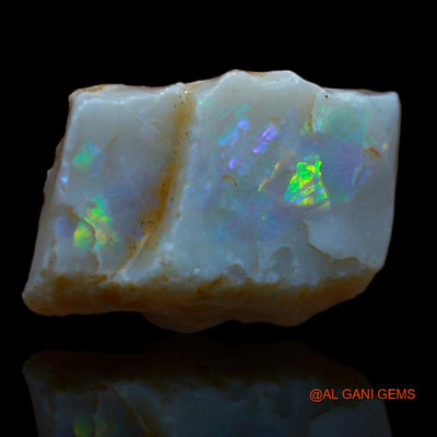 5.00 Cts Natural Australian Fire Opal Loose Gemstone Fancy Rough 15x11x5 mm R-942