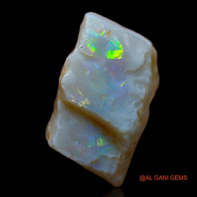 5.00 Cts Natural Australian Fire Opal Loose Gemstone Fancy Rough 15x11x5 mm R-942