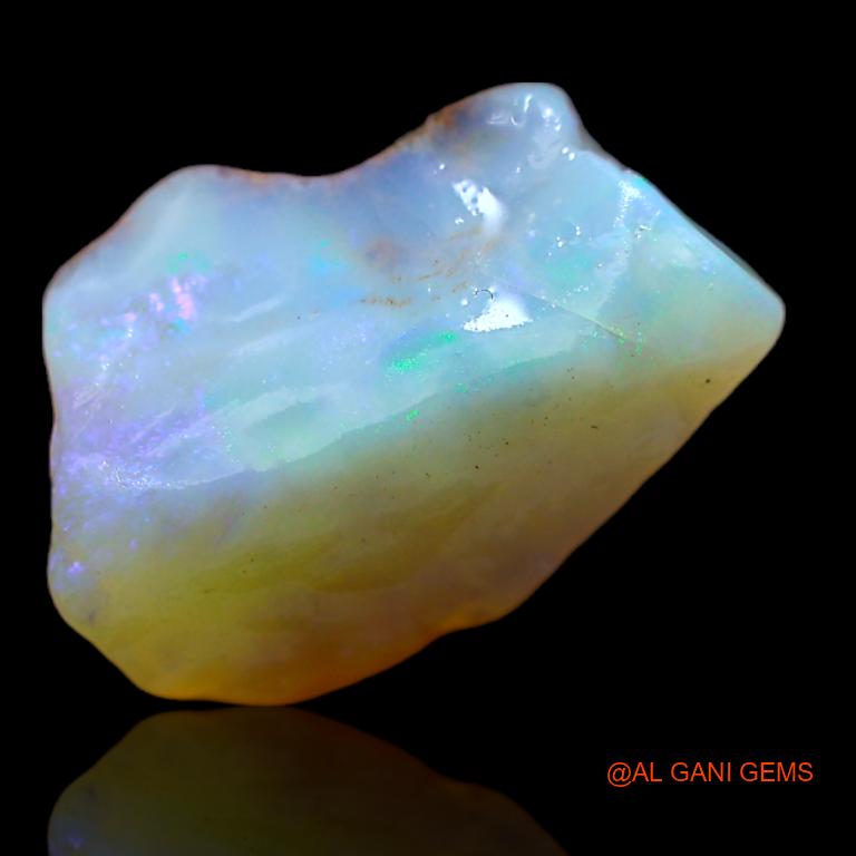 Natural Fire Opal Gemstone 5.00 Cts Loose Fancy Rough From Australia 16x12x6 mm R-943