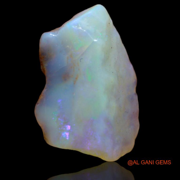 Natural Fire Opal Gemstone 5.00 Cts Loose Fancy Rough From Australia 16x12x6 mm R-943