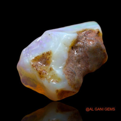 Natural Fire Opal Gemstone 5.00 Cts Loose Fancy Rough From Australia 16x12x6 mm R-943