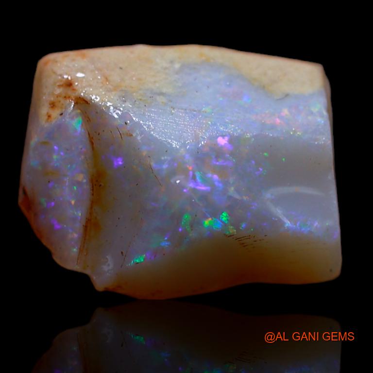 4.00 Cts Unheated Australian Fire Opal Loose Gemstone Fancy Rough Natural 13x10x5 mm R-944
