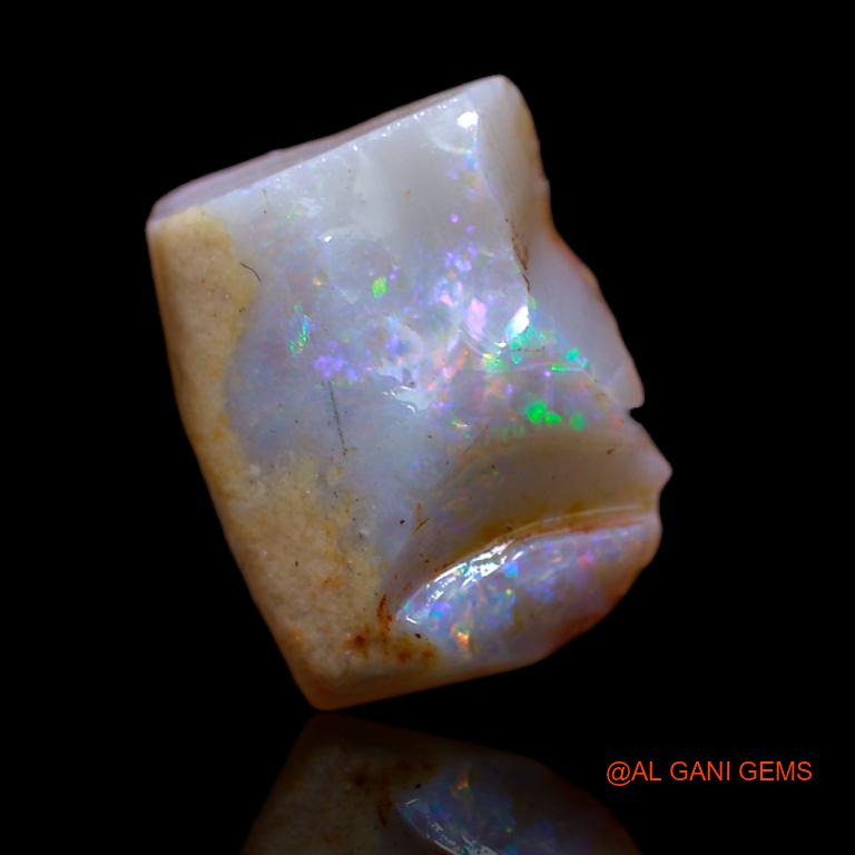 4.00 Cts Unheated Australian Fire Opal Loose Gemstone Fancy Rough Natural 13x10x5 mm R-944