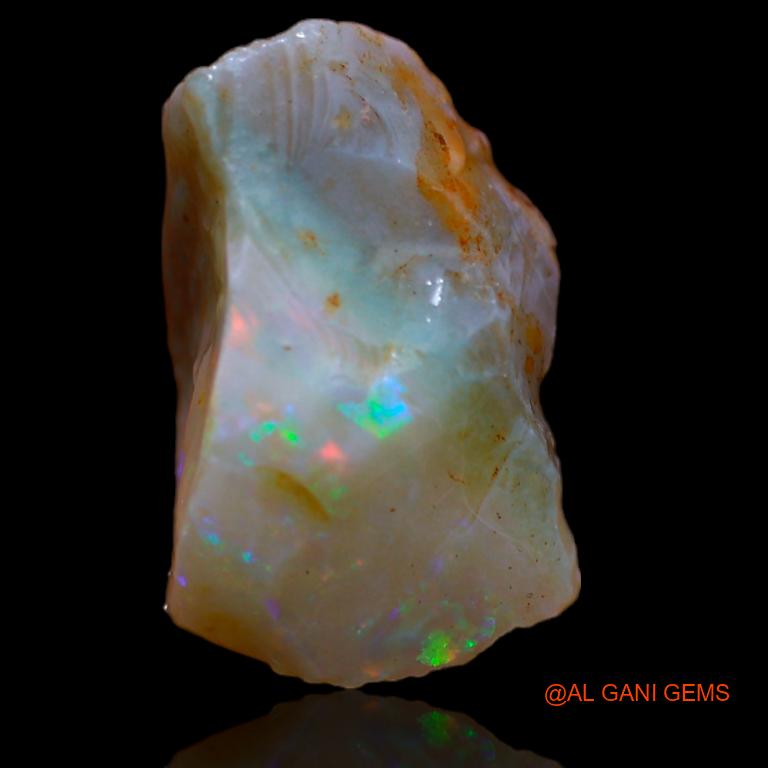 6.00 Cts Natural Australian Fire Opal Loose Gemstone Fancy Rough 14x9x7 mm R-946