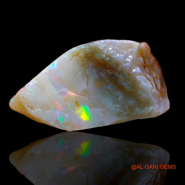 6.00 Cts Natural Australian Fire Opal Loose Gemstone Fancy Rough 14x9x7 mm R-946