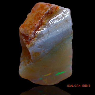 6.00 Cts Natural Australian Fire Opal Loose Gemstone Fancy Rough 14x9x7 mm R-946