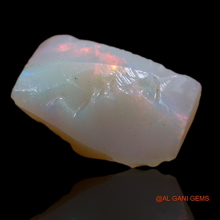 3.70 Cts Natural Australian Fire Opal Fancy Rough Loose Gemstone For Jewelry 13x8x5 mm R-947