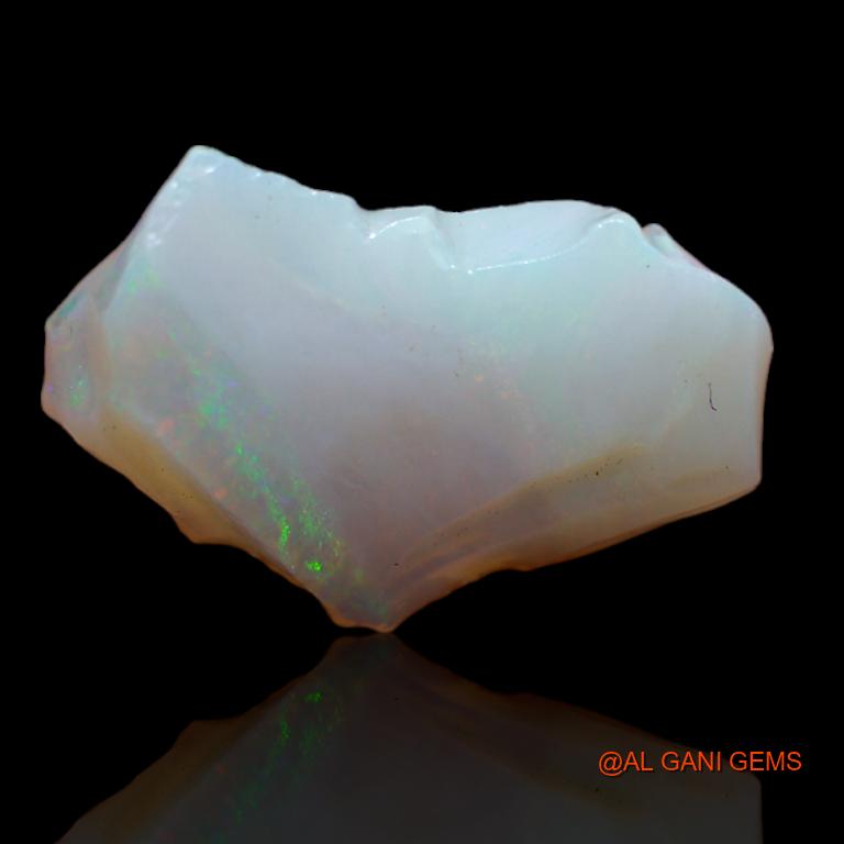 Natural Fire Opal Gemstone 4.00 Cts Loose Fancy Rough From Australia 16x10x1 mm R-948