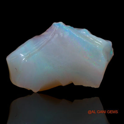 Natural Fire Opal Gemstone 4.00 Cts Loose Fancy Rough From Australia 16x10x1 mm R-948