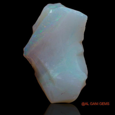 Natural Fire Opal Gemstone 4.00 Cts Loose Fancy Rough From Australia 16x10x1 mm R-948