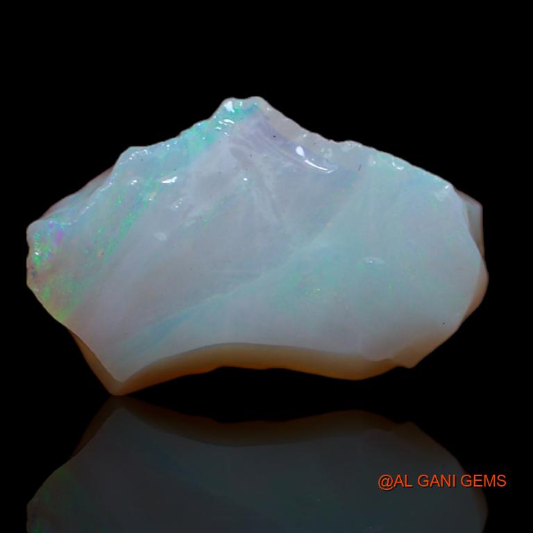 Natural Fire Opal Gemstone 4.00 Cts Loose Fancy Rough From Australia 16x10x1 mm R-948