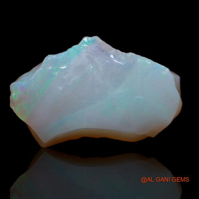 Natural Fire Opal Gemstone 4.00 Cts Loose Fancy Rough From Australia 16x10x1 mm R-948