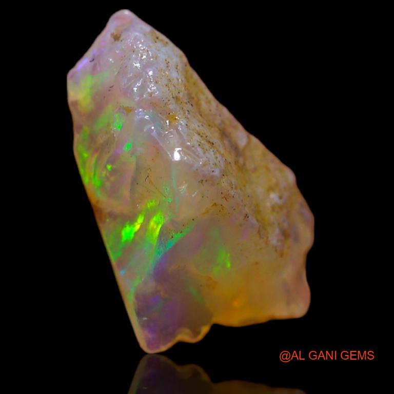 3.00 Cts Unheated Australian Fire Opal Loose Gemstone Fancy Rough Natural 16x10x6 mm R-949